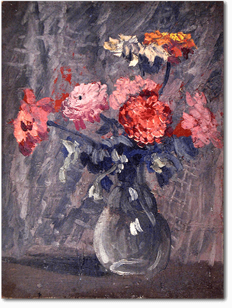 Georges Henri Carré - Zinnias