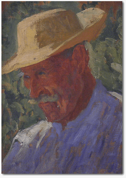 Georges Henri Carré - Paysan moustachu