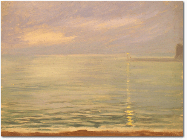 Georges Henri Carré - Le phare du lac d'Annecy