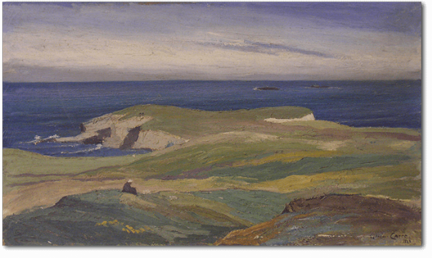 Georges Henri Carré - Les dunes à Portivy