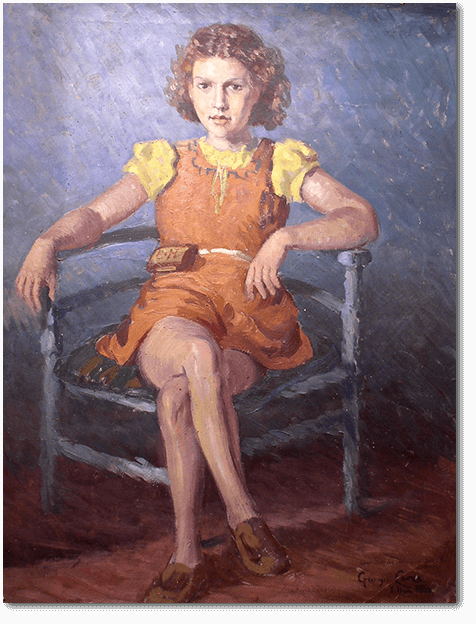 Georges Henri Carré - Claudine à 10 ans
