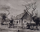 Georges Henri Carré - La chaumière à l'arbre mort