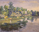 Georges Henri Carré - Reflets sur l'Armançon