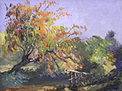 Georges Henri Carré - L'arbre au chemin creux