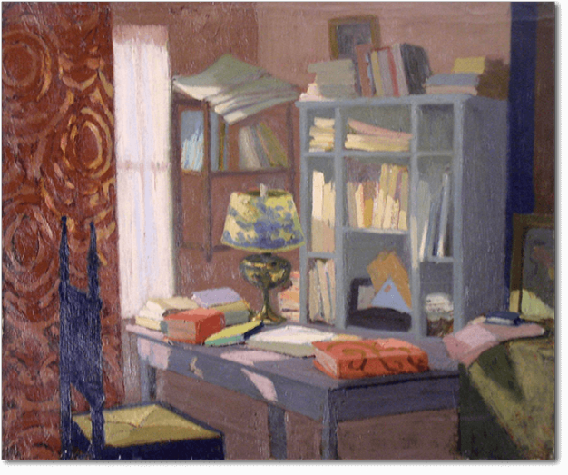 Georges Henri Carré - Atelier rue Pigalle à la chaise bleue