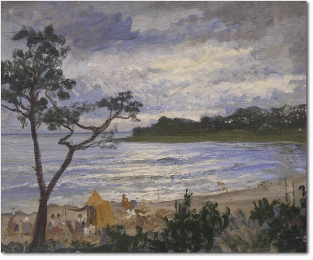 Georges Henri Carré - Soir sur la plage