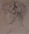 Georges Henri Carré - Profil de la femme de l'artiste