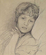 Georges Henri Carré - Femme de l'artiste au coussin