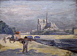 Georges Henri Carré - Quai avec Notre Dame