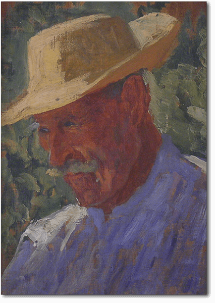 Georges Henri Carré - Paysan moustachu